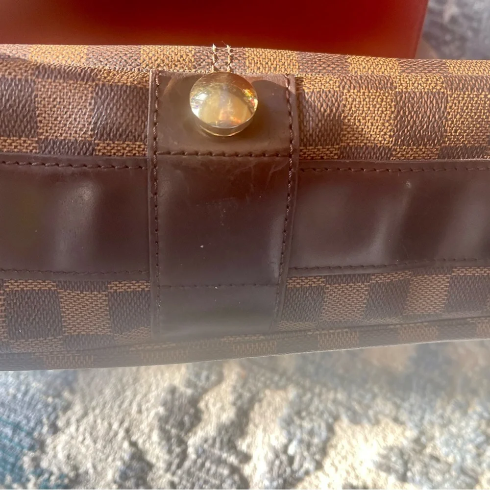 Louis Vuitton Damier Brown Checkered Messenger Bag